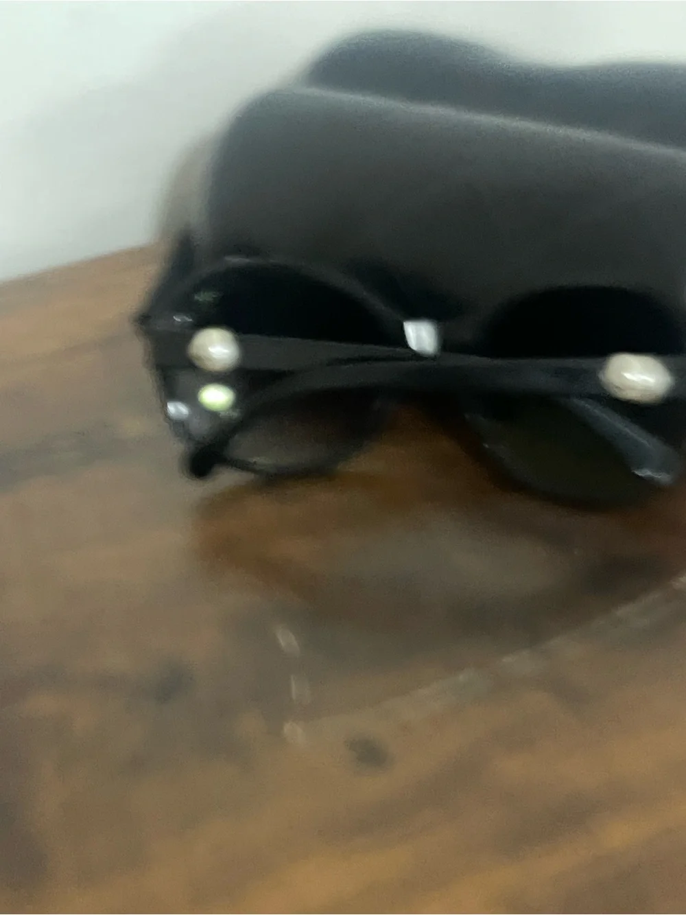 CHANEL Black Oversized Women's Sunglasses with Quilted Logo Case